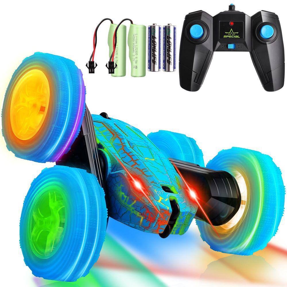 Carro de controle remoto FAFUGANIA 360° giratório 4WD Stunt Kids To