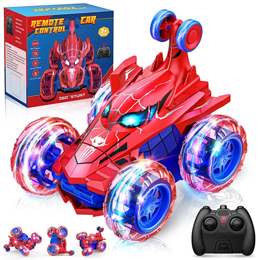 Carro de controle remoto HCHILDHOOD 360° com rotação de 2,4 GHz para crianças