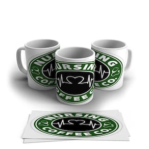 Caneca Personalizada Porcelana Profissão Enfermeiro 325ml