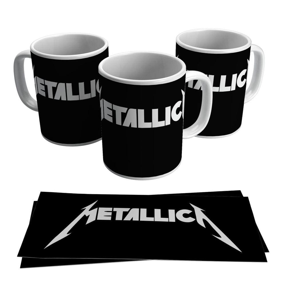 Caneca Metallica Heavy Metal Rock 325ml