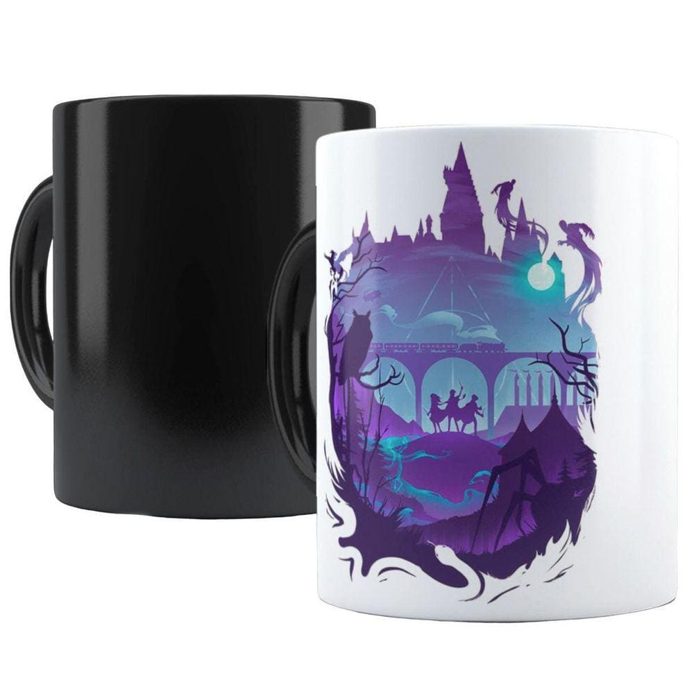 Caneca Mágica Harry Potter Floresta Termossensível