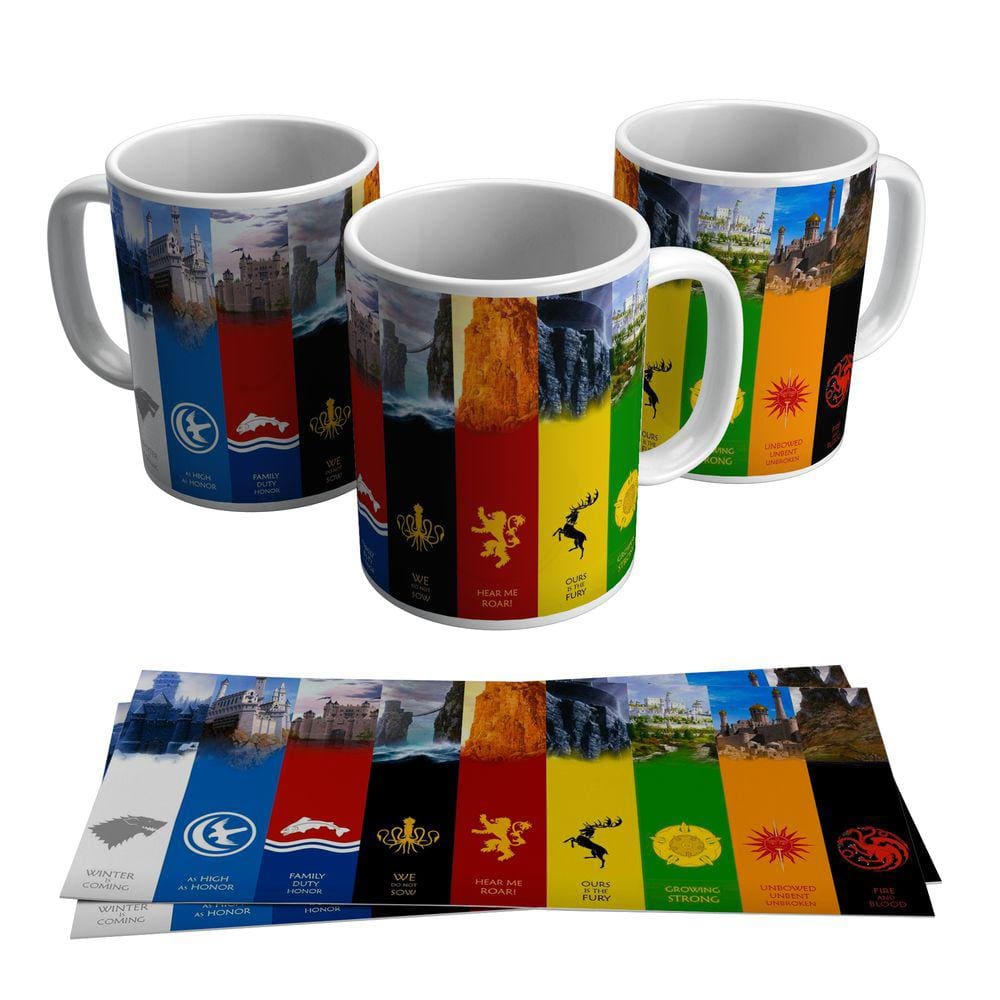 Caneca Game Of Thrones Temporadas Got 325ml