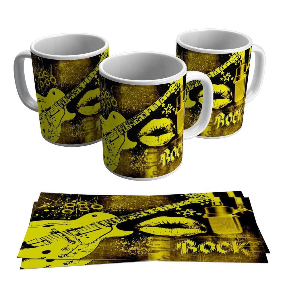 Caneca Rock Guitarra Guitarrista 325ml
