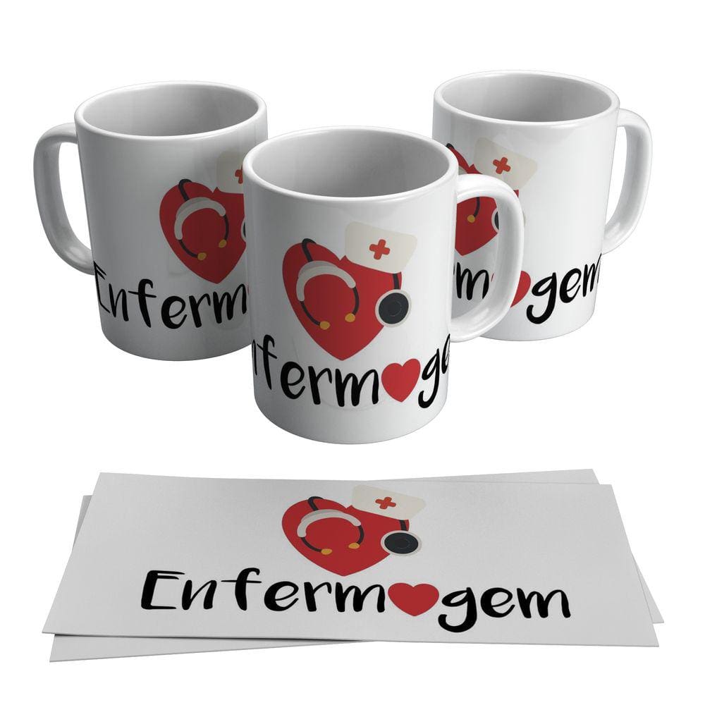 Caneca Enfermagem Dia Do Enfermeiro Formatura 325ml