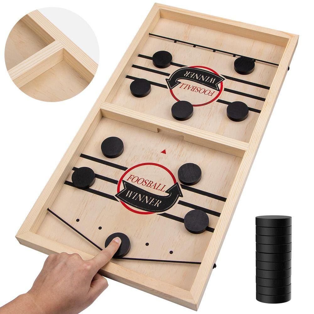 Jogo Fast Sling Puck Jogo de tabuleiro Super Sling Puck de madeira