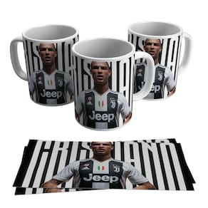 Caneca Cristiano Ronaldo Juventus Uniforme Time 325ml