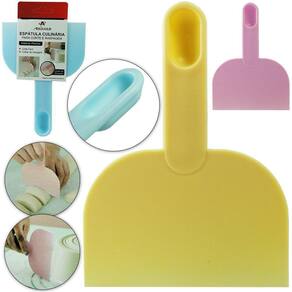 Espatula Corte Raspagem De Plastico Com Cabo Colher Medidora