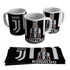 Caneca Do Cristiano Ronaldo Jogador Da Juventus 325ml