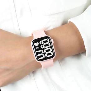 Relógio Digital Esporte Bracelete Led Adulto Infantil Barato