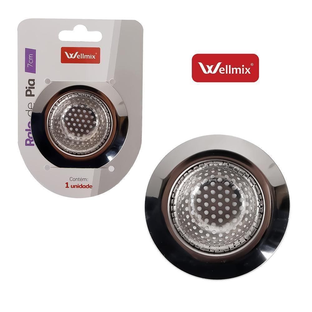 Ralo De Inox Para Pia 7Cm De