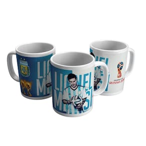 Caneca Personalizada Copa Do Mundo Argentina Messi 325ml