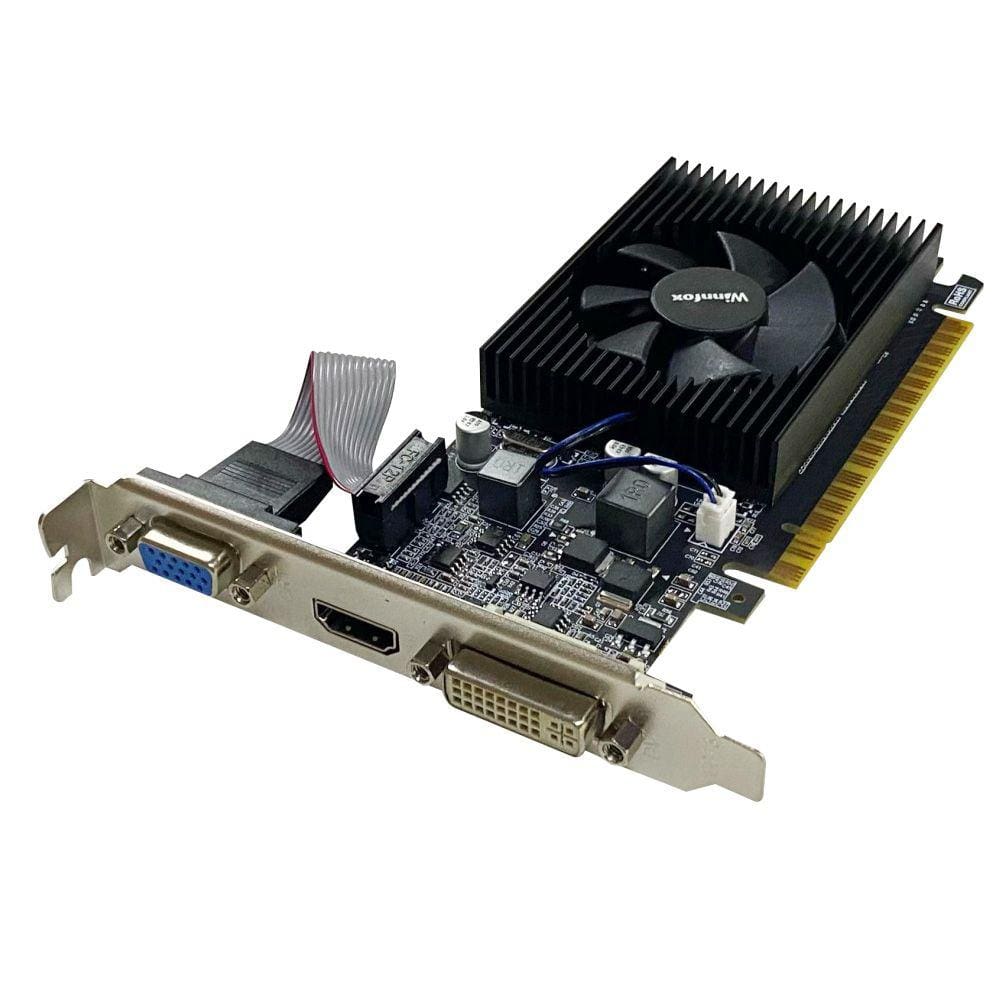 Placa de Vídeo Vga Pci Exp. 1Gb/64bits Winnfox G210lp-1gd3