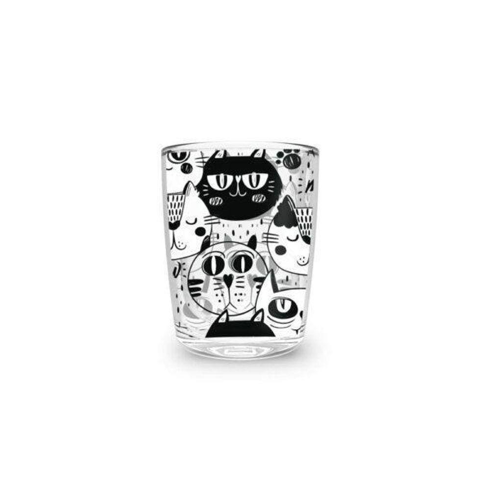 Copo Dose Shot Hx55 Gatos P/B