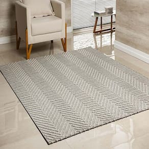 Tapete 1,00 X 1,50 San Marino Cinza