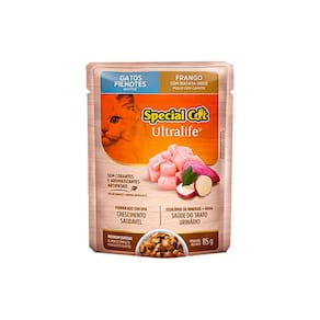 Ração Special Cat Sache Gatos Filhotes Frango 85g