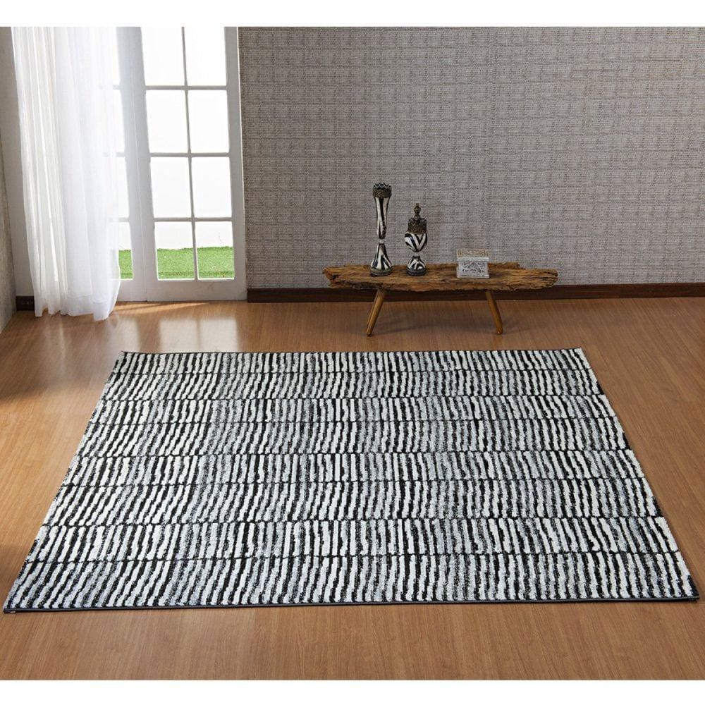 Tapete 200x250cm Caprioli Estampado Preto