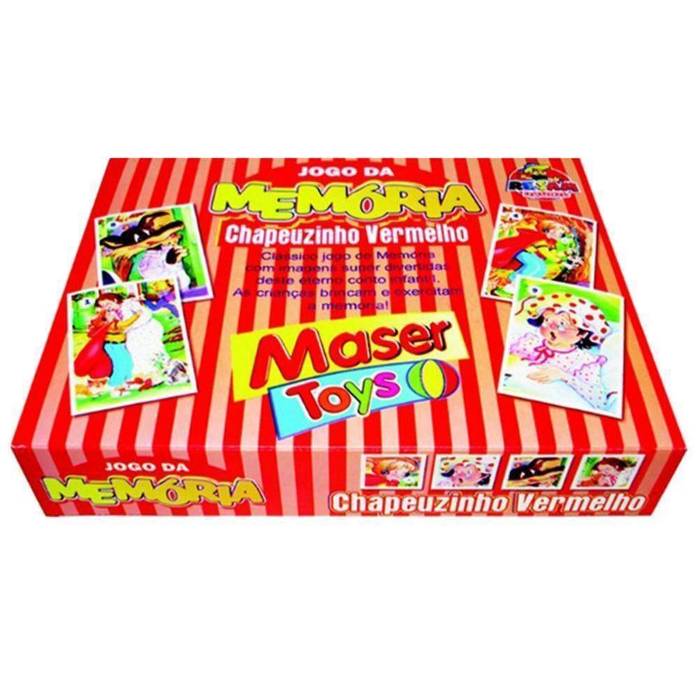 Jogo Da Memoria Chapeuzinho Vermelho Maser Toys Com 24 Carta