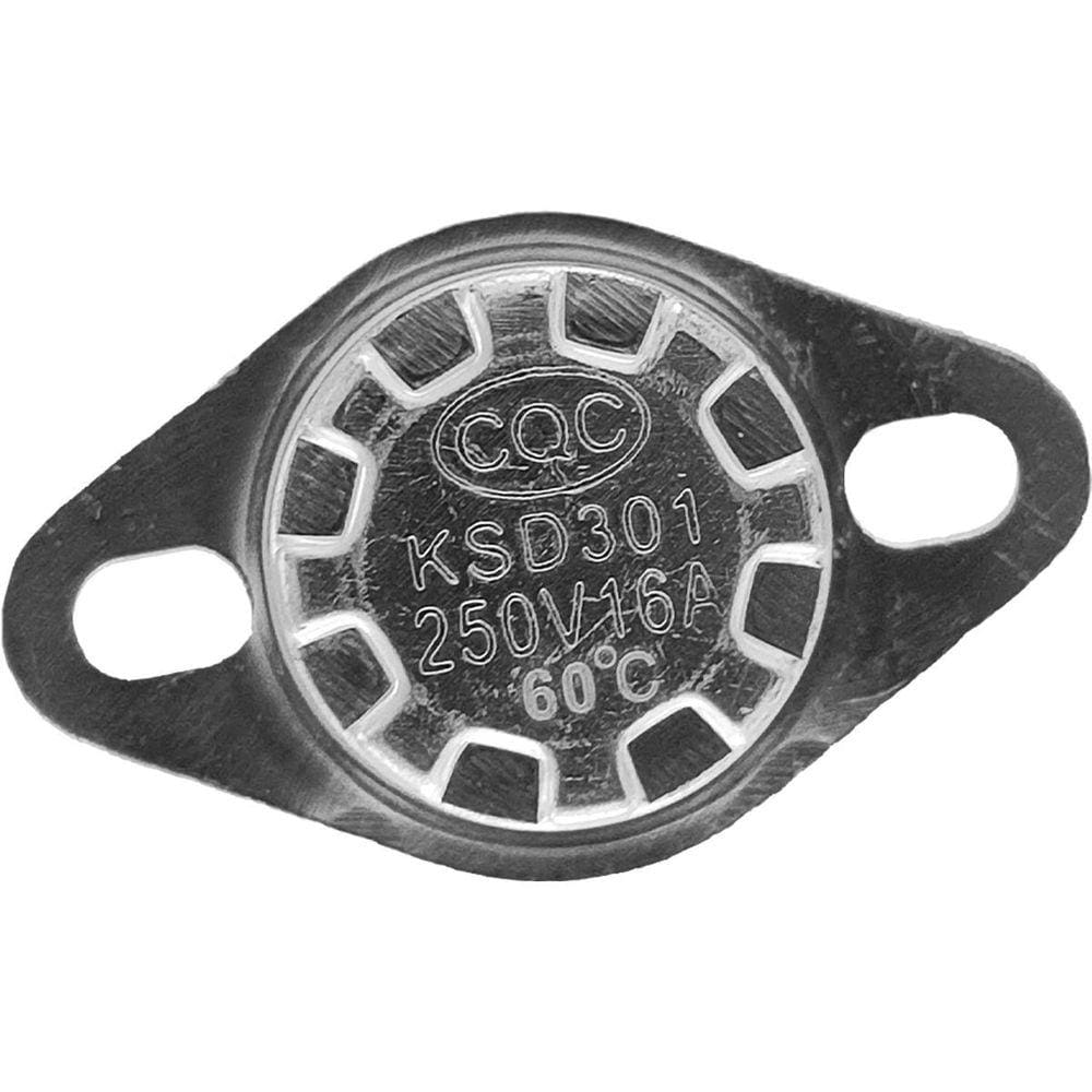 Termostato Ksd301 60 Graus 60C 16A 250V Normal Fechado