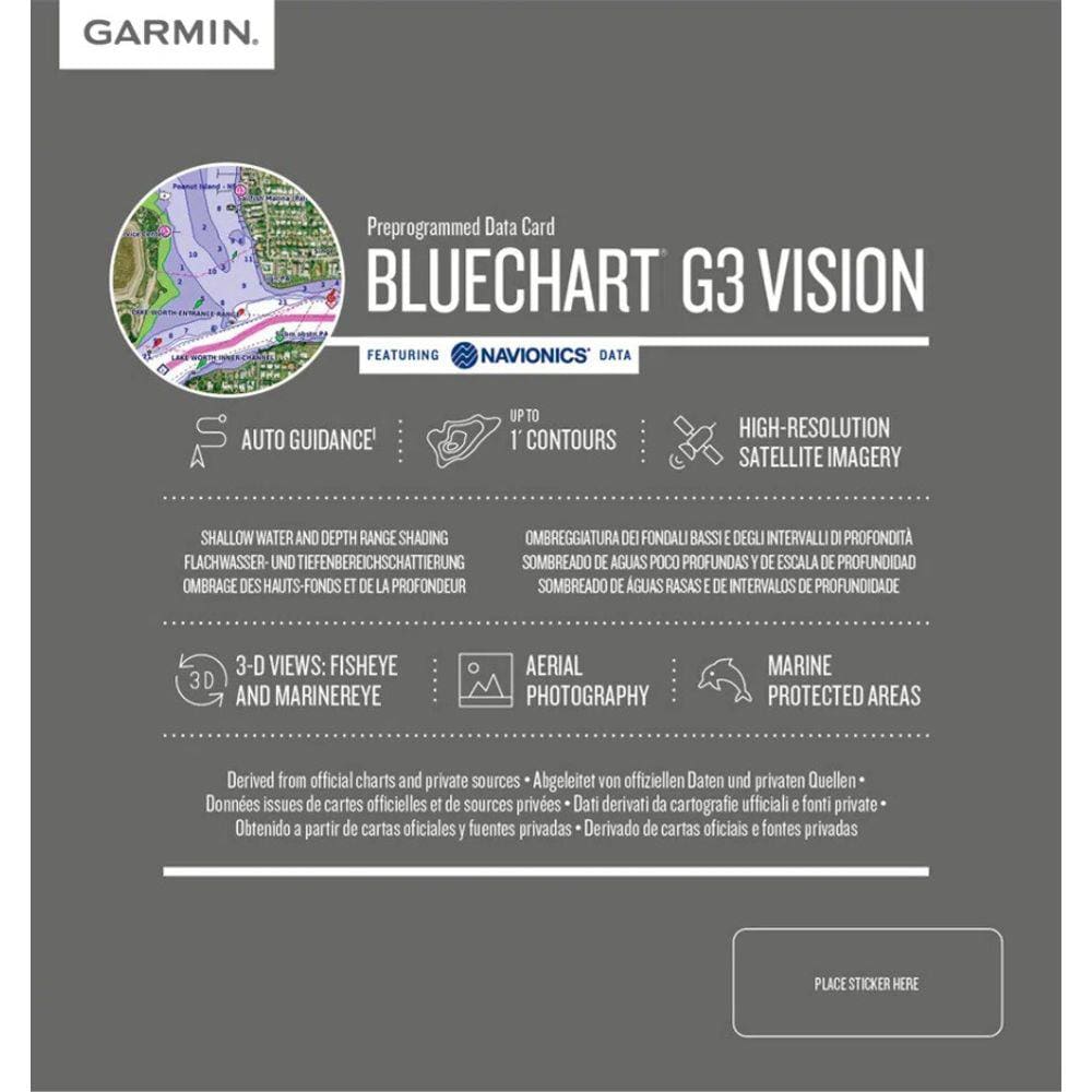 Garmin Carta Náutica Bluechart G3 Vision HD - Costa Leste da América do Sul