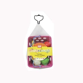 Kit Cozinha Infantil Com Cesta + Fogao 5 Pecas Na Rede