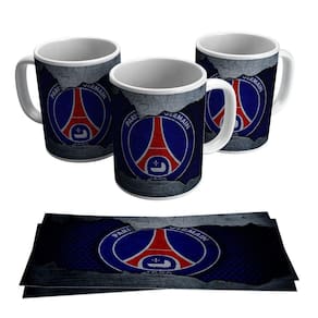 Caneca Psg Neymar Time Escudo Francês 325ml