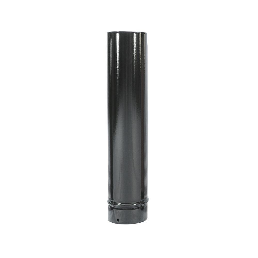 Cano Esmaltado para Chamine Venax Preto 50cm 110mm
