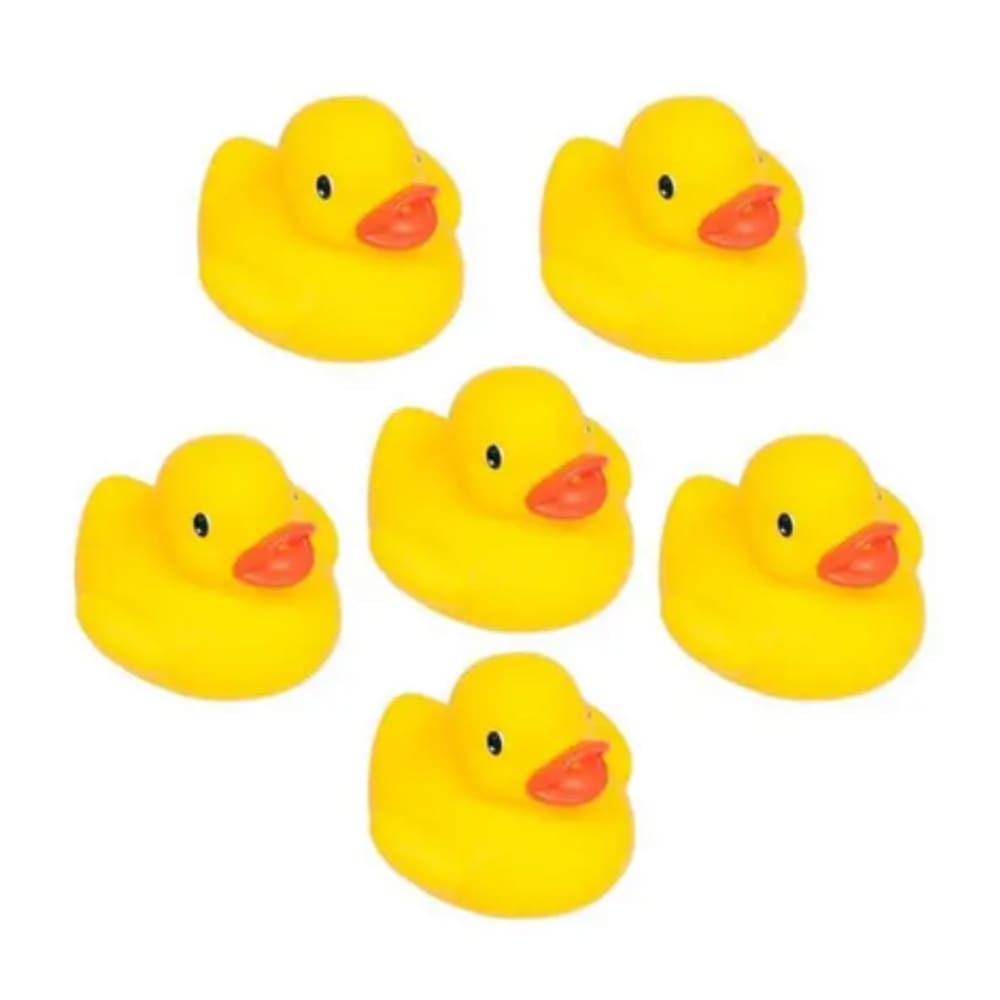 Kit Patinho Para Banho Amarelo  - Buba