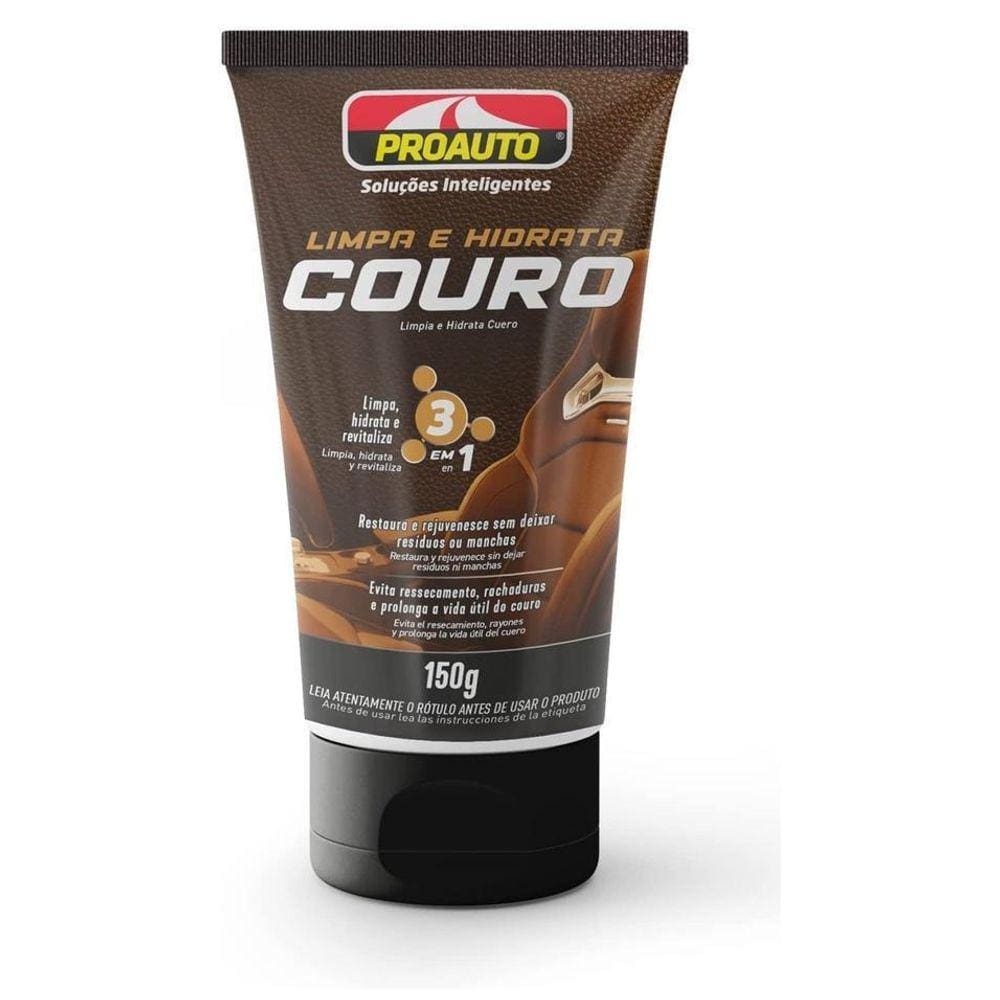 Limpa E Hidrata Couro Proauto 3 Em 1 150G