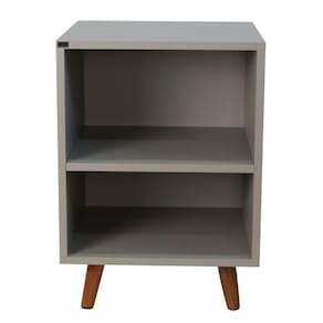 Mesa De Cabeceira Nicho 400x550x400 Beton Matt - Mdf Arauco