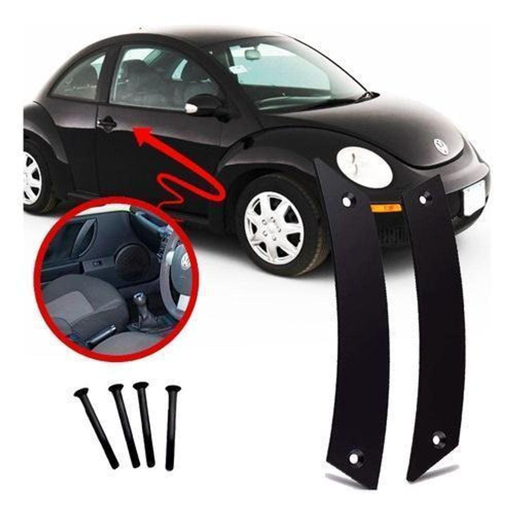 Puxadores Porta New Beetle 98-10 Durabilidade Preto - Par