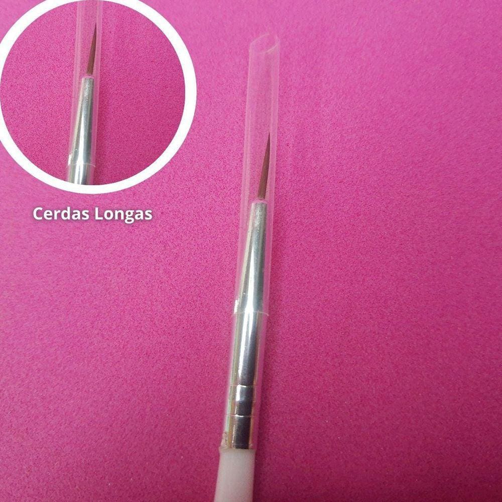 Kit Pincel Plastico Unha 03 Unidades Ref.Rcb0021