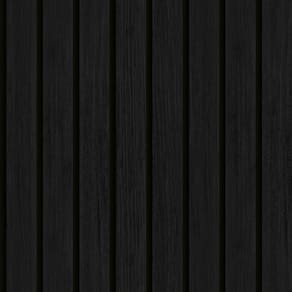 Papel de Parede Autoadesivo 3d Madeira Ripa Preta Decorativo Moderno Quarto 10mX45cm