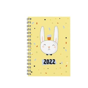 Agenda 2022 Capa Dura Espiral A5 176 Folhas 21X14,5Cm