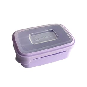 Pote Retangular 500Ml Lilas Solido