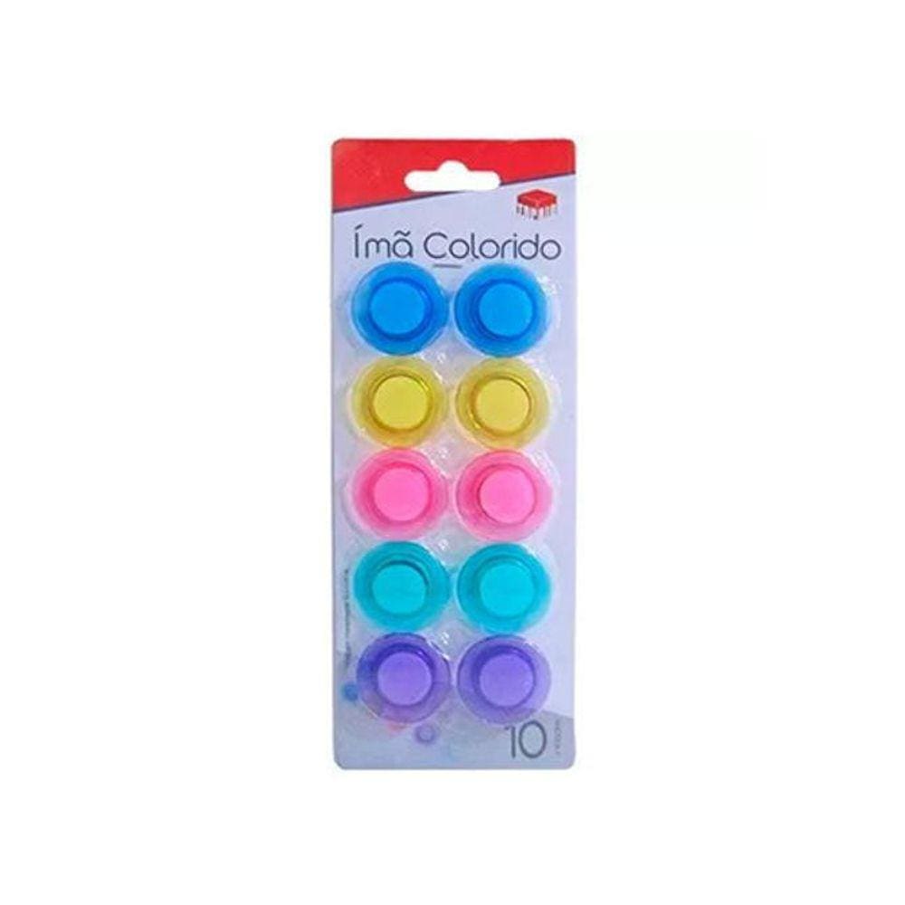 Ima Com 10 Peças Redondo Colorido