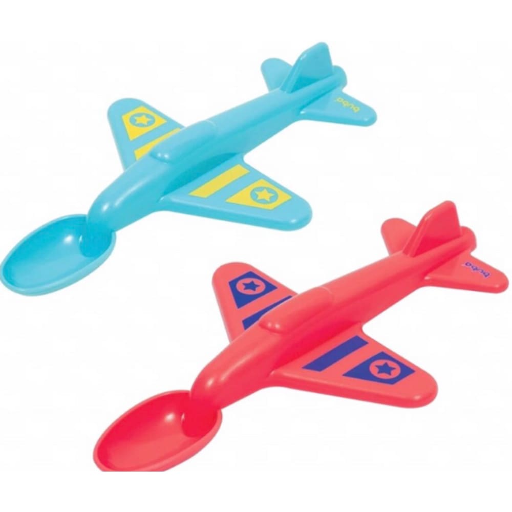 Colher Avião - Azul ou Rosa - Buba