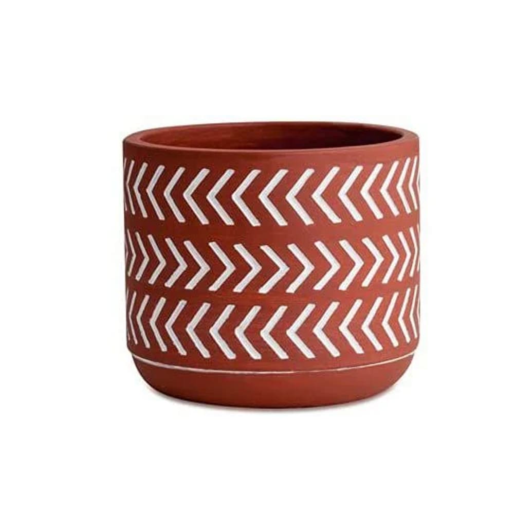 Cachepot Terracota Em Cimento G3 - Mart