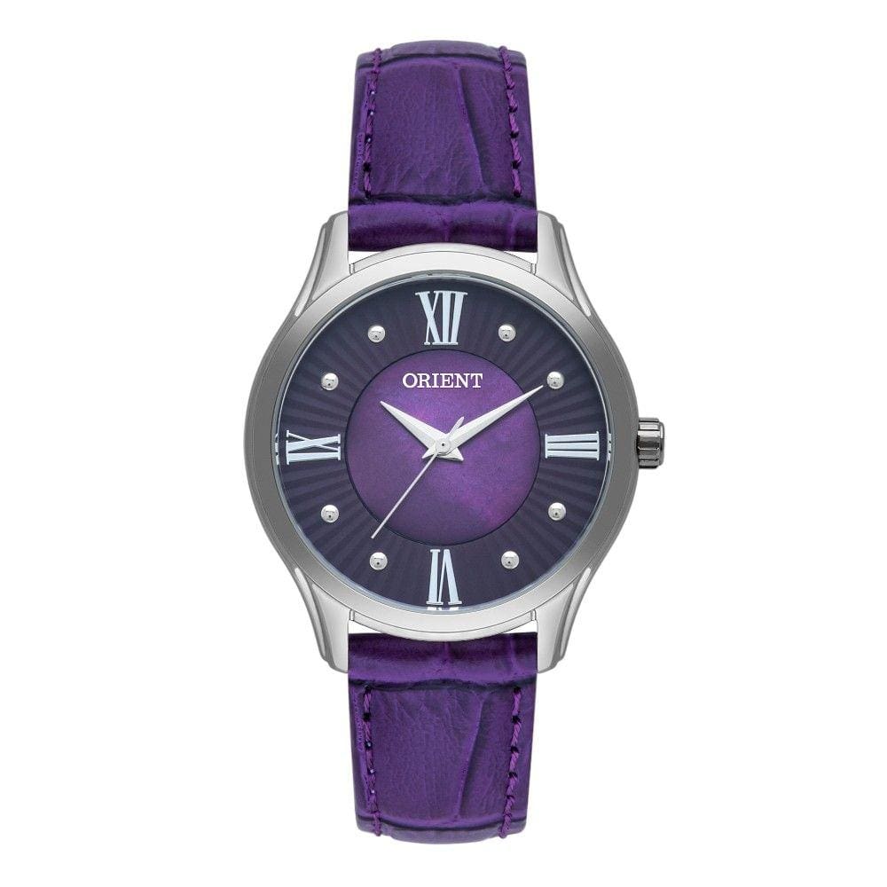 Relógio Pulso Analógico Quartz Orient FBSC0019 Vinho