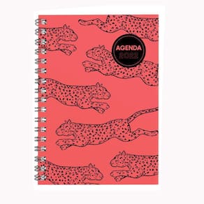 Agenda 2022 Capa Dura 21X14,5Cm Espiral A5 Animal 176 Folhas