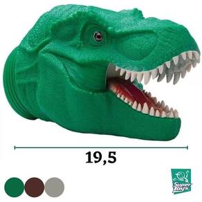 Fantoche De Mao Cabeca Dinossauro 20X11X9Cm Amigo