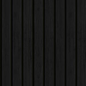 Papel De Parede 3D Madeira Ripa Preta Decorativo 10Mx45Cm