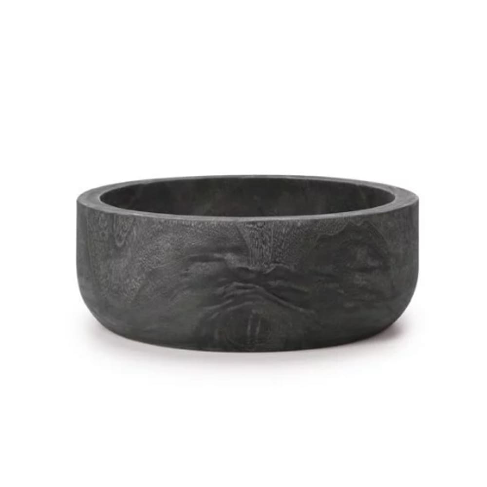 Centro de mesa em madeira Preto -Mart