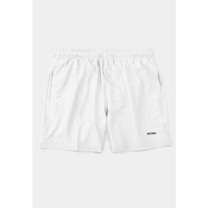 Short Tactel Becker Bermuda Branca Praia e Piscina Liso