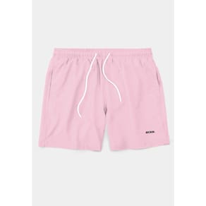 Short Tactel Becker Bermuda Rosa Praia e Piscina  Liso