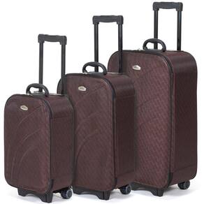 Conjunto Mala De Viagem Com 3 Peças  Mala P Medida Anac