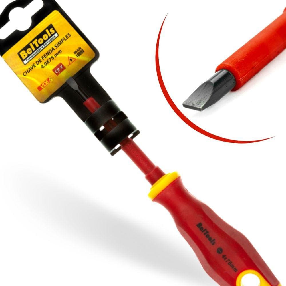 Chave de Fenda VDE 4x75mm Beltools