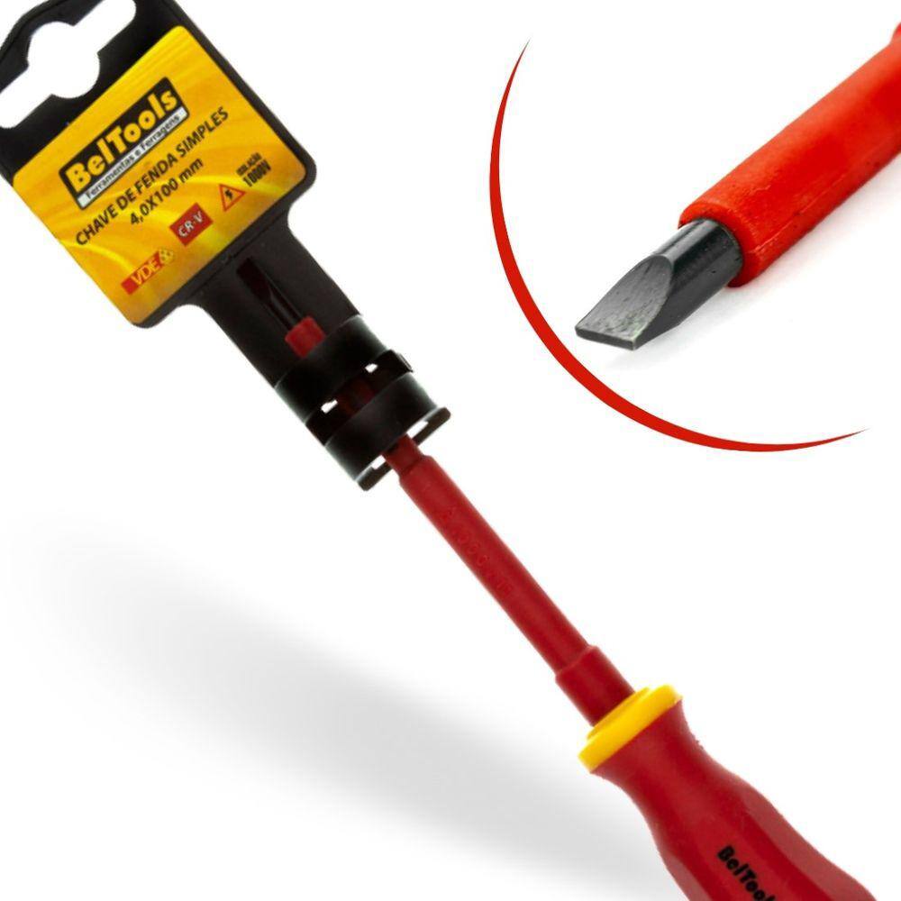 Chave de Fenda VDE 4x100mm Beltools