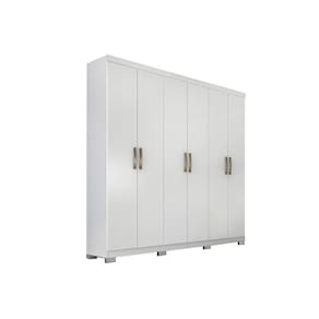 Guarda Roupa Casal 6 Portas e 3 Gavetas Clara Branco - Panan