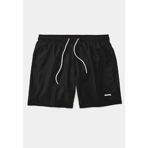 Short Tactel Becker Bermuda Preta Praia e Piscina Liso