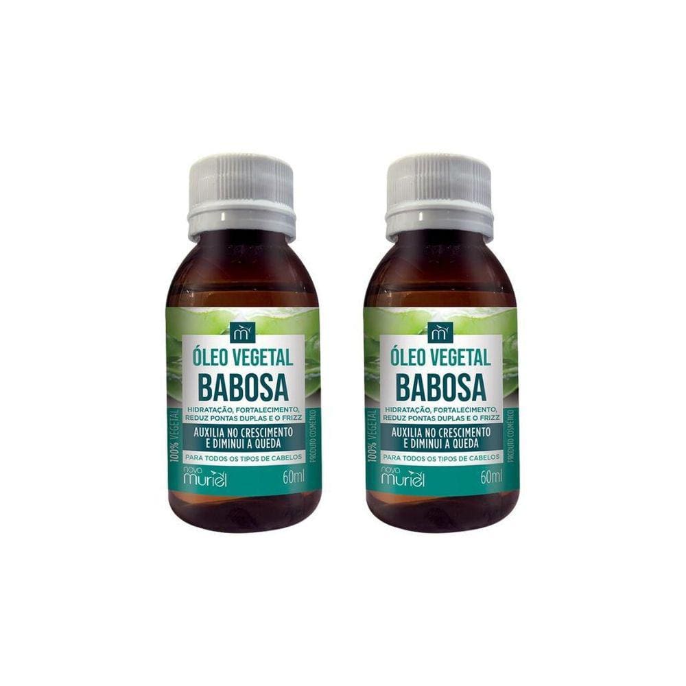 Oleo Capilar Vegetal Muriel 60Ml Babosa-Kit C/2Un
